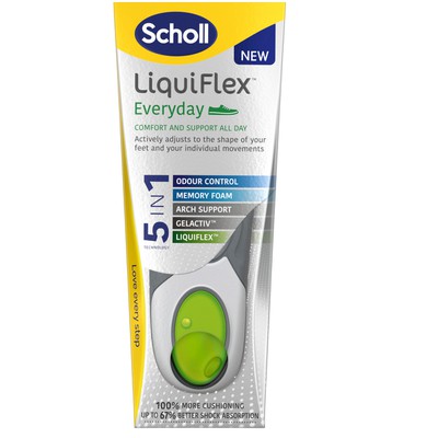 Scholl Liquiflex Everyday Ανατομικοί Πάτοι για Αθλ