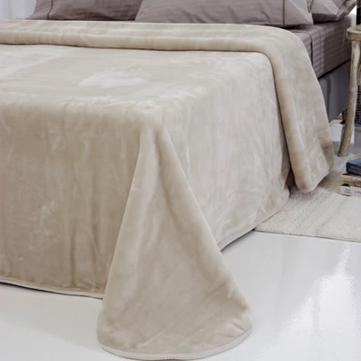 Κουβερτα Υπερδιπλη Velour 220x240 Tyrol Beige