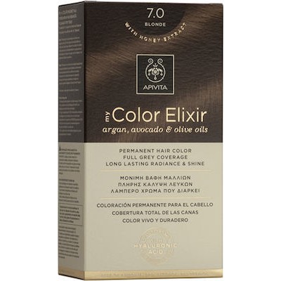 APIVITA Μόνιμη Βαφή Μαλλιών My Color Elixir Νο.7.0 Ξανθό