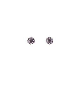 Dalee Earrings White Studs Σκουλαρίκια Ασήμι 925, 