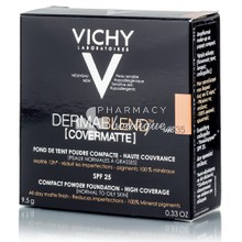 Vichy Dermablend FDT Compact Powder (35 Sand) SPF25 (PNM), 9.5gr
