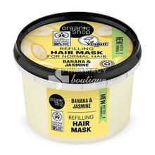 Organic Shop Refilling Hair Mask Banana & Jasmine for Normal Hair - Μάσκα για Κανονικά Μαλλιά, 250ml