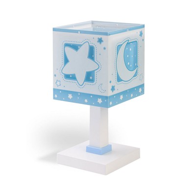 Kids Table Lamp Blue Moon With Fluorescent Parts 1