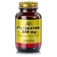 Solgar Resveratrol 250mg - Καρδιαγγειακό, 30 softgels