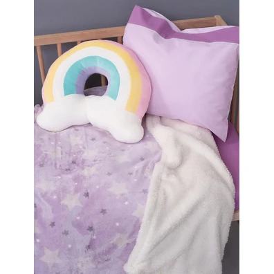 Κουβέρτα Κούνιας Flannel Fleece 110x140 sky Girl