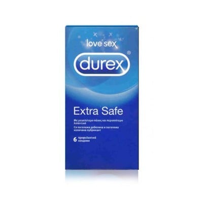 DUREX Προφυλακτικά Extra Safe x6