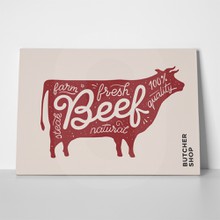  red cow silhouette words 540122422 a