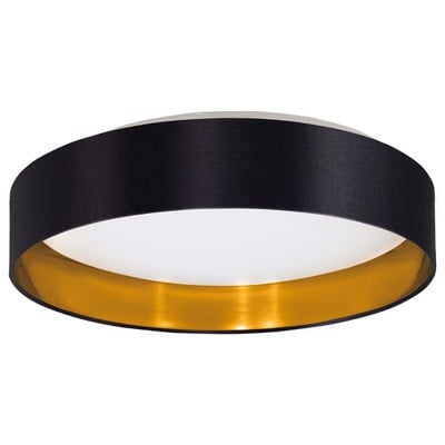 Ceiling Led Light Maserlo Black/Gold 21.6W 3000K 2