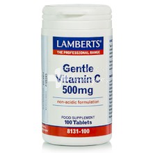 Lamberts GENTLE Vitamin C 500mg, 100tabs (8131-100)