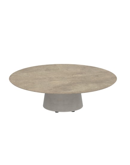 CONIX LOW LOUNGE TABLE WITH CERAMIC TOP D120xH35cm