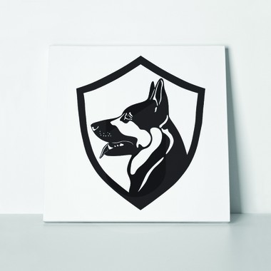 German shepherd dog sticker 528463495 a