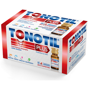 TONOTIL Plus Φιαλίδια με καρνιτίνη & 4 αμινοξέα 15