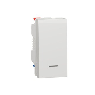 New Unica Switch 1-Pole 2-Way 1 Module White NU310