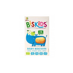 Belkorn BisKids Organic Biscuits With Apple Juice For Babies 6m+ 120gr