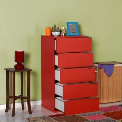 Συρταριέρα με 5 Συρτάρια 60x44x108cm Fidelio Side 