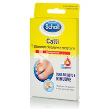 Scholl Calli - Επιθέματα Αφαίρεσης Κάλων με Σαλικυλικό Οξύ, 4τμχ