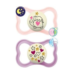 MAM Supreme Night Pacifier with Silicone Nipple fo