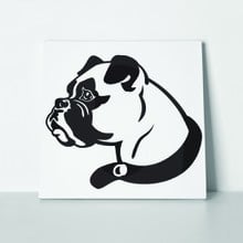 Dog boxer stamp 119693836 a