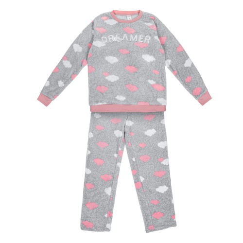 Pizhama blu per adoleshent gri dhe roze dreamer 12