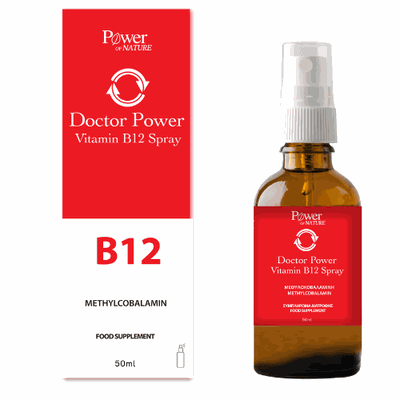 Power Of Nature Doctor Power Vitamin B12 Spray Συμ