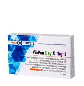 Viogenesis Viopon Day & Night, 60 Tabs