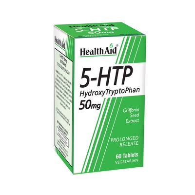 Health Aid - 5-HTP 50mg - 60vetabs