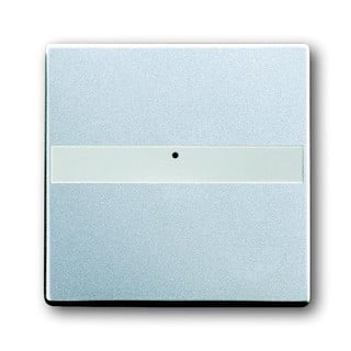 Bell Push Button Plate with Label Aluminium 1764 N