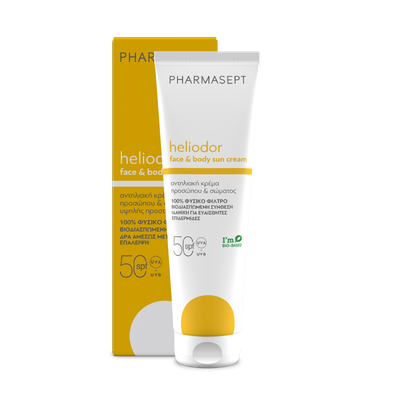 Pharmasept Heliodor Face & Body Sun Cream SPF50 Αν