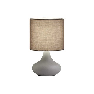 Table Lamp with Fabric Shade Ε27 Gray Lana 4152900