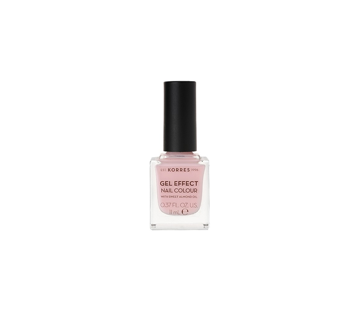 KORRES NAIL COLOUR GEL EFFECT (WITH ALMOND OIL) No5 CANDY PINK 11ML