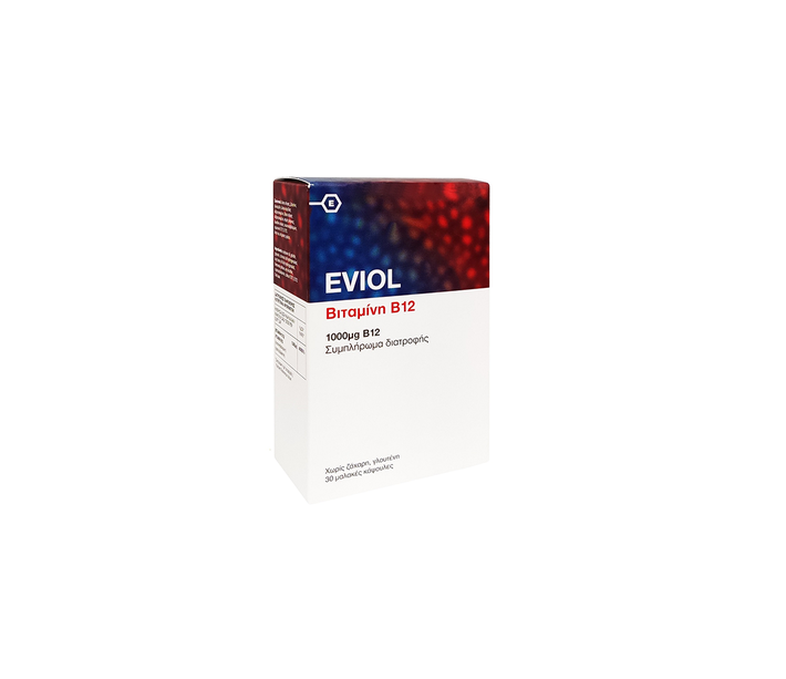 EVIOL VITAMIN B12 1000μGR 30SOFT CAPS