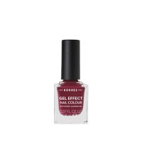 KORRES NAIL COLOUR GEL EFFECT No74 BERRY ADDICT 11ML