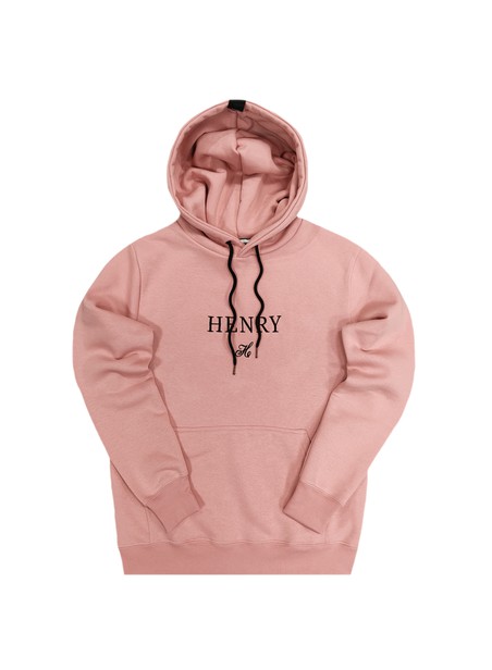  HENRY CLOTHING SOMON HOODIE WITH CENTER LOGO 