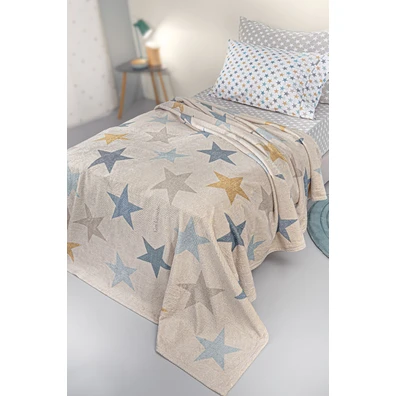 Παιδική Κουβέρτα Ultrasoft Cosmos Natural 160x220 