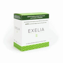 Exelia Set με Anti Wrinkle & Firming Day Cream SPF 15 50ml + ΔΩΡΟ Anti Wrinkle Night Cream 50ml για λιπαρές επιδερμίδες