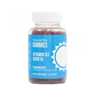Natures Plus Vitamin D3 5000IU, 60 Gummies