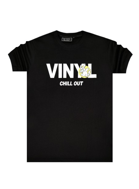 Vinyl art clothing chill out t-shirt - black
