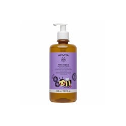 Apivita Mini Bees Kids Shampoo Απαλό Παιδικό Σαμπουάν Για Παιδιά Με Μύρτιλο & Μέλι 500ml