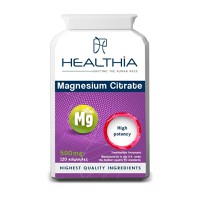 Healthia Magnesium Citrate 500mg 120 Κάψουλες - Συ