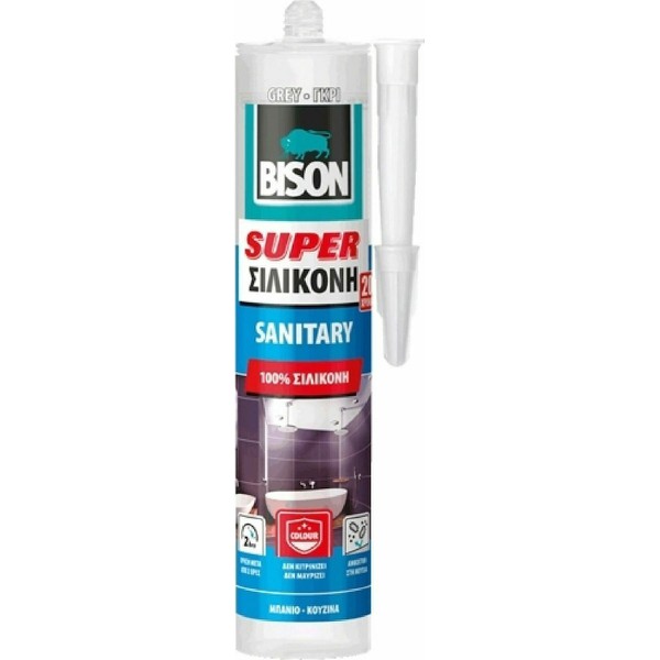 Bison Σιλικόνη Αντιμουχλική για Μπάνιο Super Sanit
