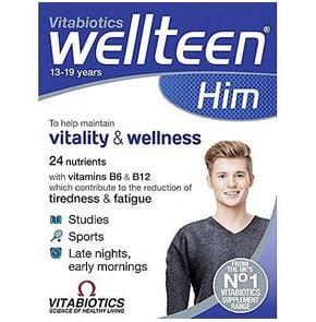 Vitabiotics Wellteen Him Συμπλήρωμα Διατροφής για 