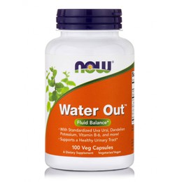 Now Water Out Herbal Diuretic, w/ Vitamin B-6, 100 Vcaps