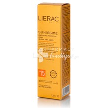 Lierac Sunissime Fluide Anti-age SPF15 Visage - Λεπτόρρευστη κρέμα SPF15 ολικής αντιγήρανσης, 40ml