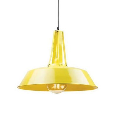 Pendant Light E27 40W Metal Yellow