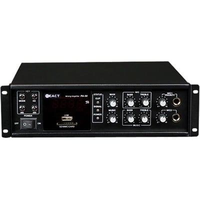 Amplifier 100V 60W With Radio And Usb Pa-50