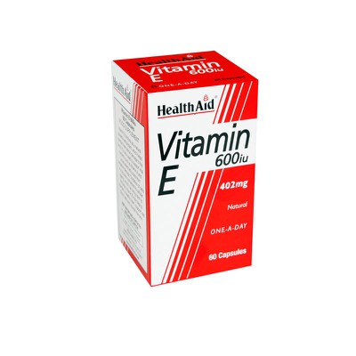Health aid - Vitamin E 600iu - 60caps
