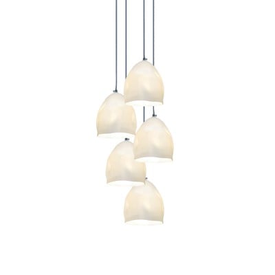 Pendant Light Handmade Opal White Glass Ws19522-5 