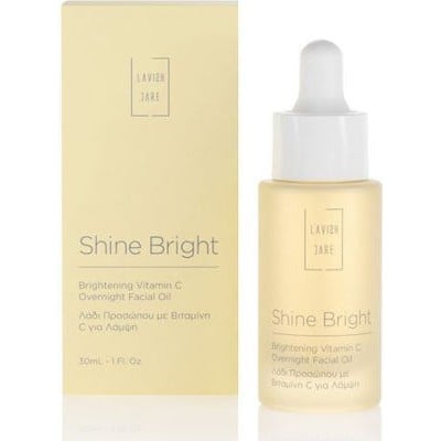 LAVISH CARE Shine Bright Brightening Vitamin-C Overnight Facial Oil Έλαιο Προσώπου Για Αντιγήρανση, Ενυδάτωση & Λάμψη 30ml