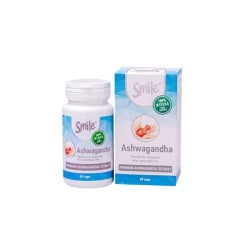 Am Health Smile Ashwagandha Συμπλήρωμα Διατροφής Για Το Στρες 60 κάψουλες