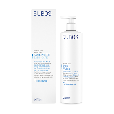 Eubos Liquid  Blue Υγρό Καθαρισμού Προσώπου και Σώ